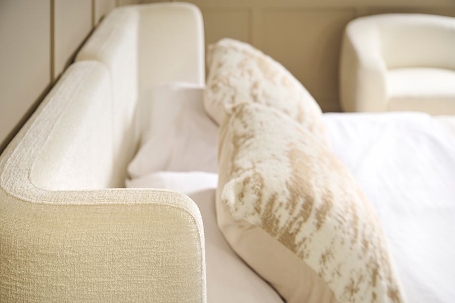 Munich Säng med Förvaring – Ivory Chenille-view5