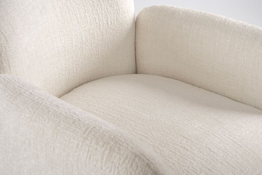 Munich Eetkamerstoel Ivoor Chenille-view3