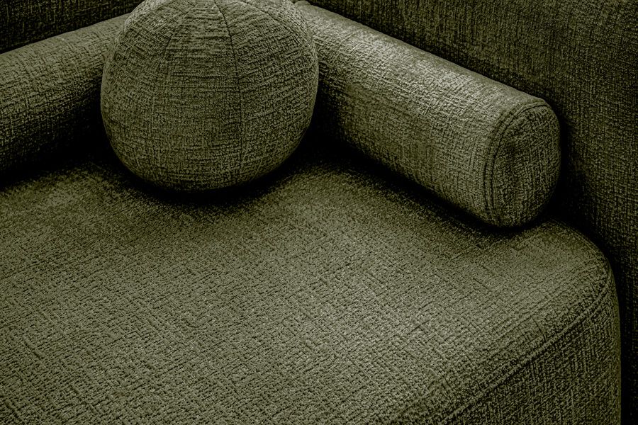 Munich Three Seat Sofa - Forest Green-view5