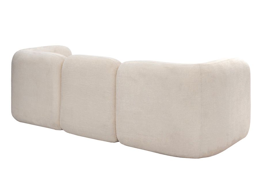 Munich Three Seat Sofa - Light Taupe-view4