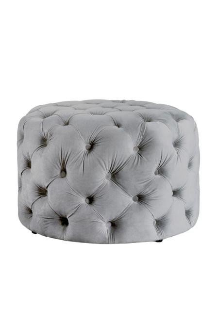 Dove shop grey ottoman