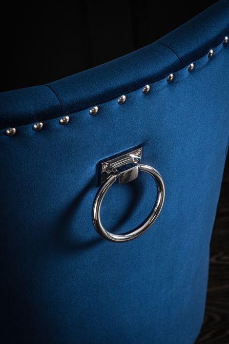 Torino Sedia da pranzo con anello - Blu inchiostro - Immagine #0