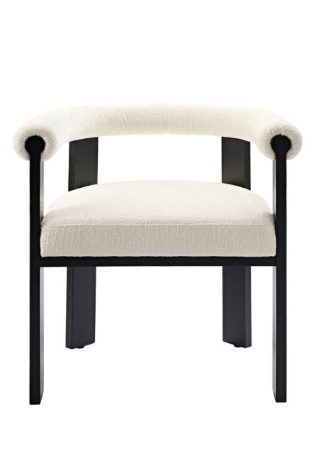Nyx Dining Chair – Ivory Chenille-view5