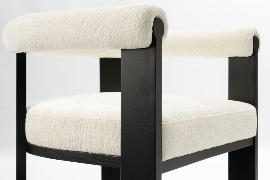 Nyx Dining Chair – Ivory Chenille-view6