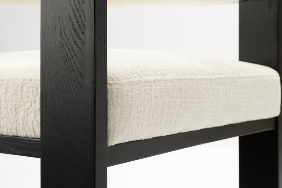 Nyx Dining Chair – Ivory Chenille-view8