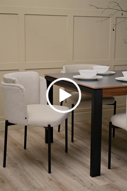 Odeon Dining Chair – Parchment-view3