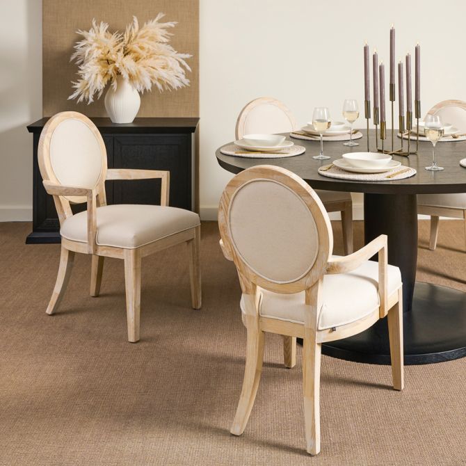 Odette Silla de comedor con reposabrazos-view2