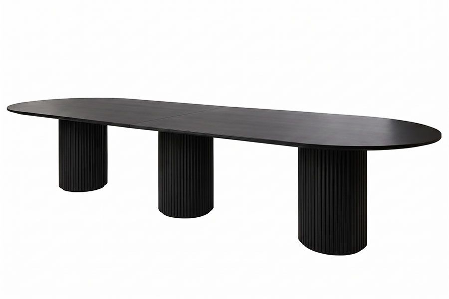 Ophelia Black XL Dining Table-view3