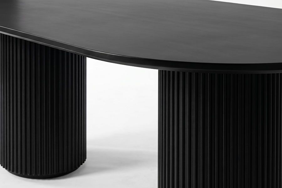 Ophelia Black XL Dining Table-view4