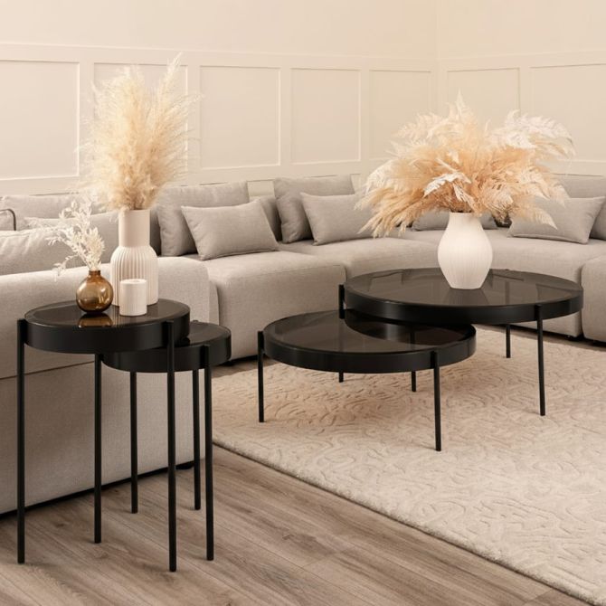 Orion Set Salontafels Zwart-view3