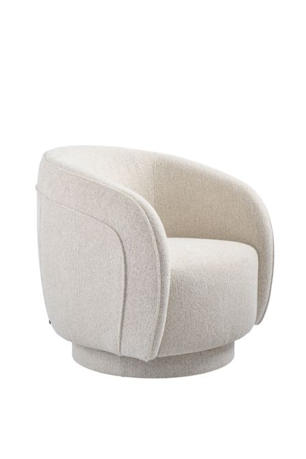 Orla Draaifauteuil Travertijn-view3