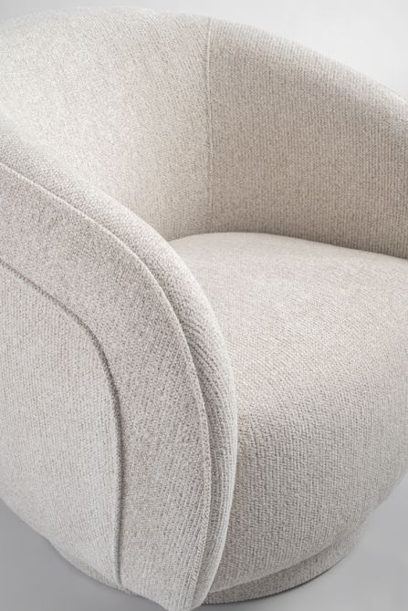 Orla Draaifauteuil Travertijn-view6