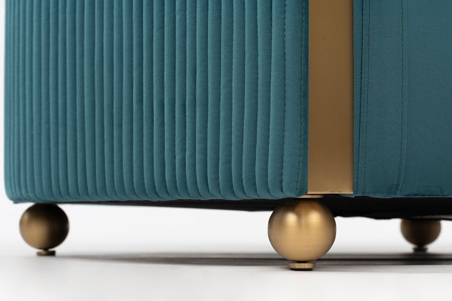 Ozman Lounge Fauteuil Pauw Blauw-view6