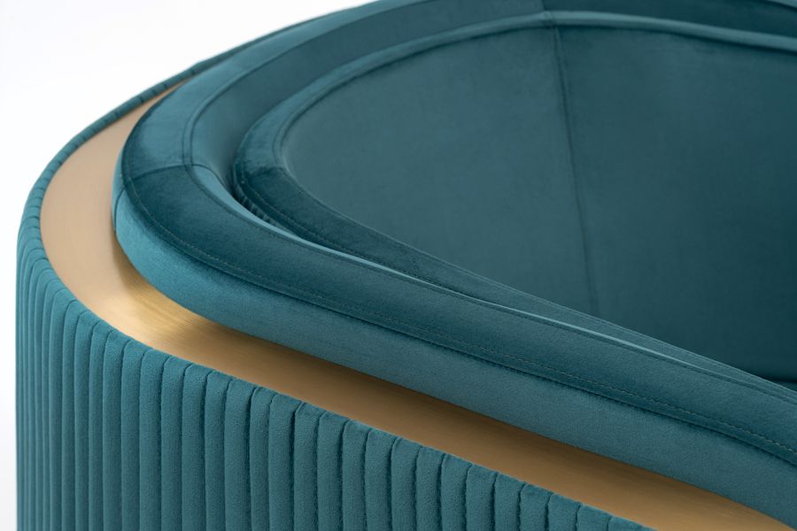 Ozman Lounge Fauteuil Pauw Blauw-view7