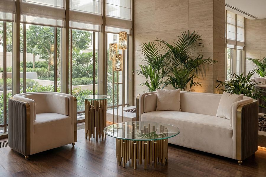 Ozman 2-Sitzer Sofa – Kreideweiß/Nerz-view6