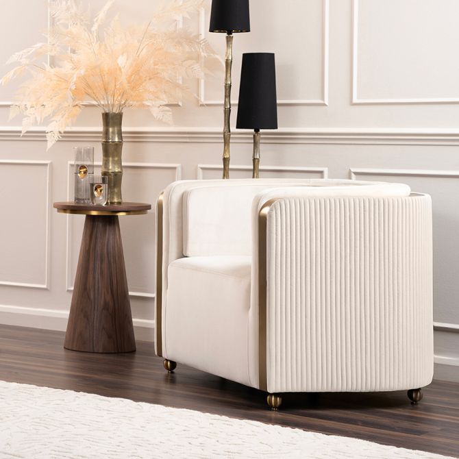 Ozman Poltrona Lounge - Gesso-view2