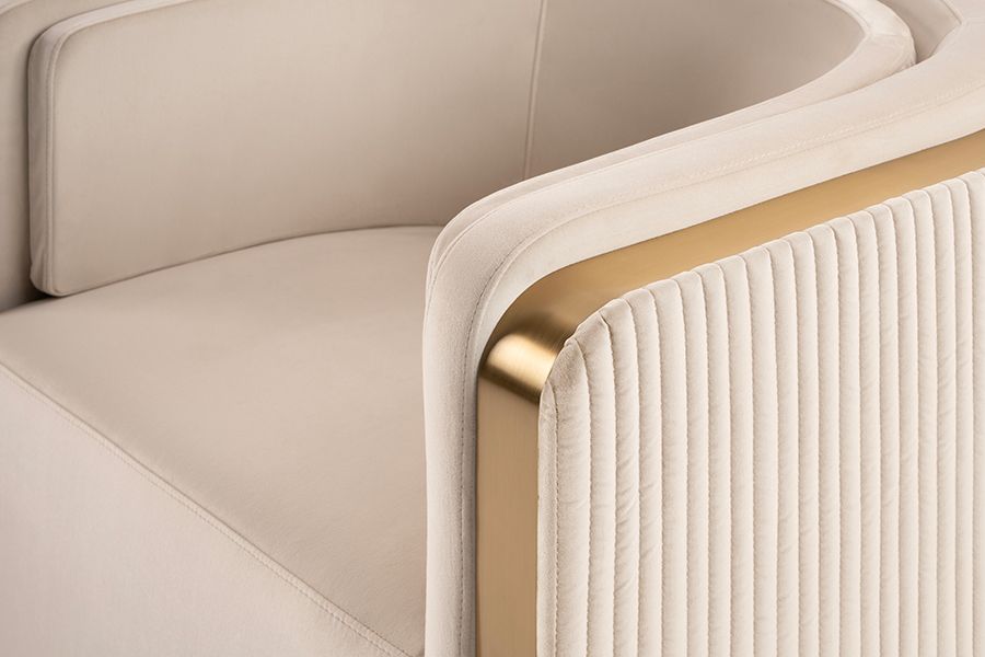 Ozman Poltrona Lounge - Gesso-view5