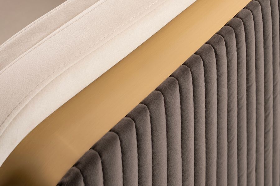  Ozman Lounge Fauteuil Krijtwit/Mink-view5