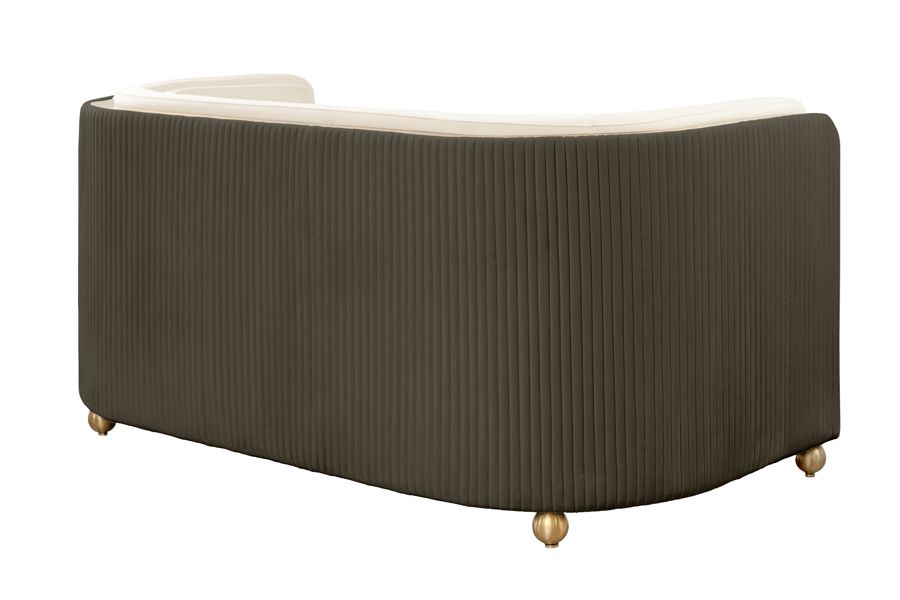 Ozman 2-sitssoffa – Chalk/Mink-view3