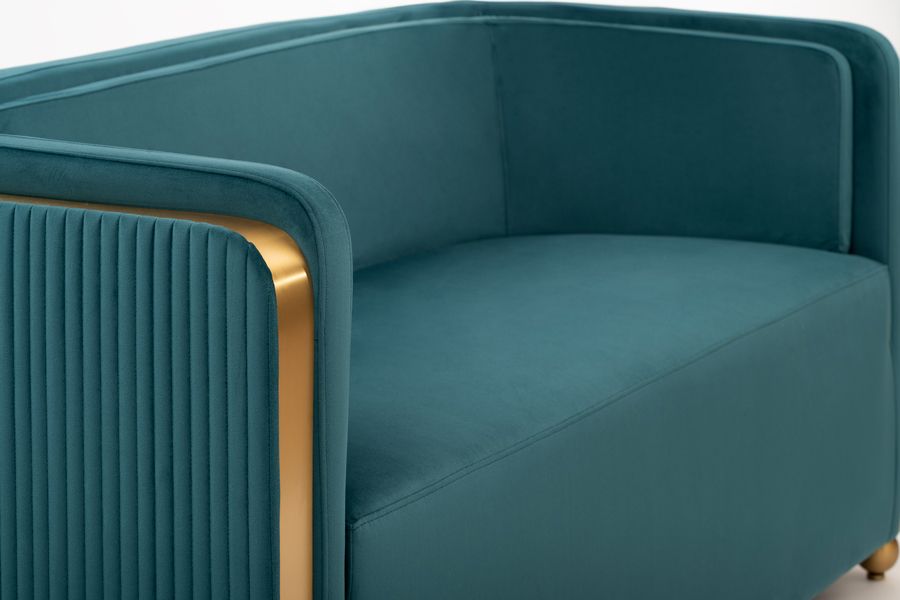 Ozman 2-zitsbank Pauw Blauw-view9