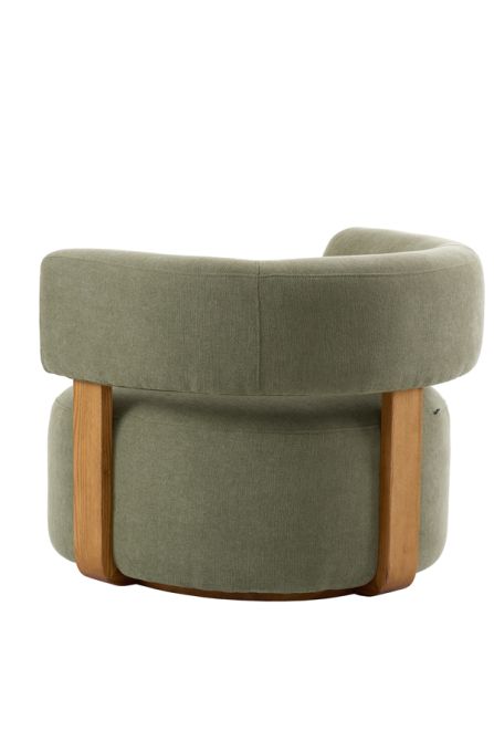 Pax Accentstol Sage Green – Chestnut-view2