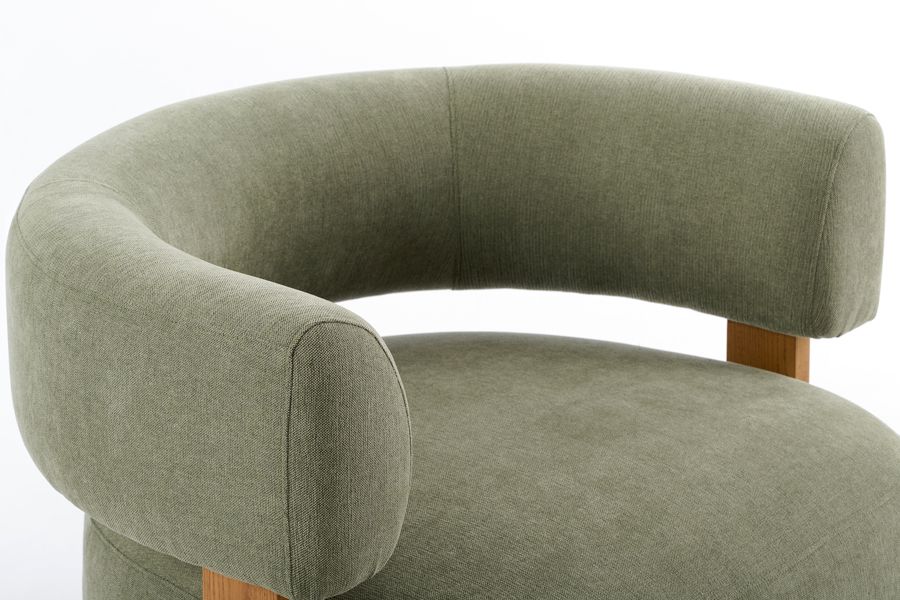 Pax Accentstol Sage Green – Chestnut-view4