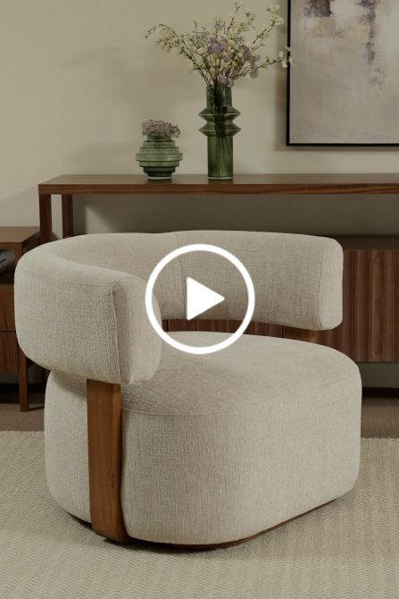 Pax Accentstol - Light Taupe - Chestnut-view5