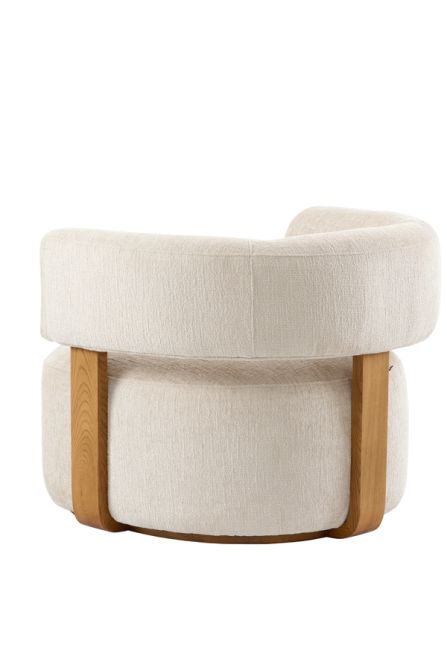 Pax Accentstol - Light Taupe - Chestnut-view4