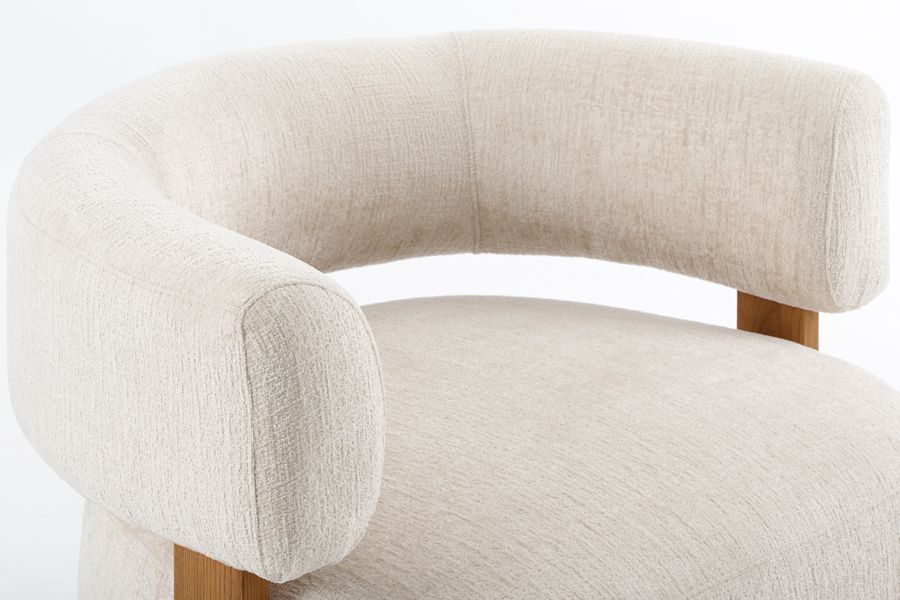 Pax Accentstol - Light Taupe - Chestnut-view6