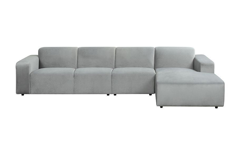 Vagabundo Estéril linda Pebble Large Right hand Corner Sofa – Dove Grey