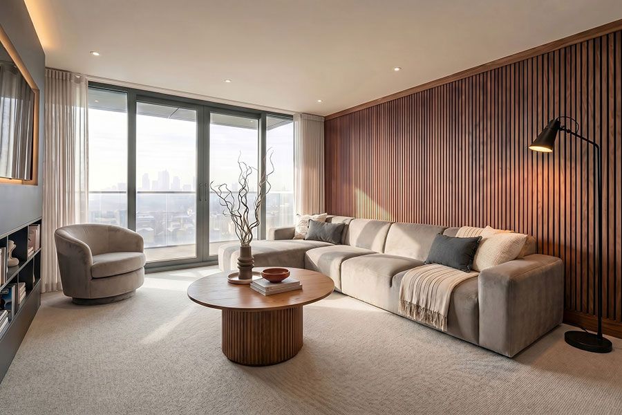 Pebble Grande Divano con Angolo sinistro - Grigio tortora-view2