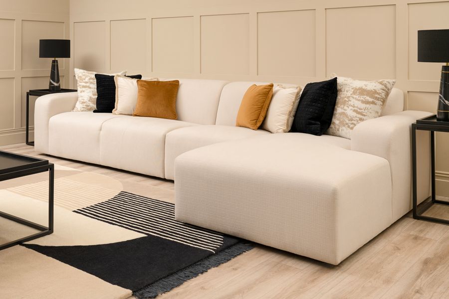 Pebble Grande Divano con Angolo destro - Calico-view2