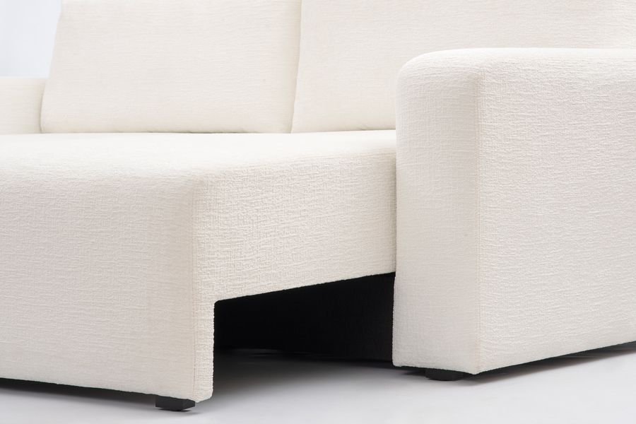 Pebble Sofá cama - Chenilla Marfil-view12