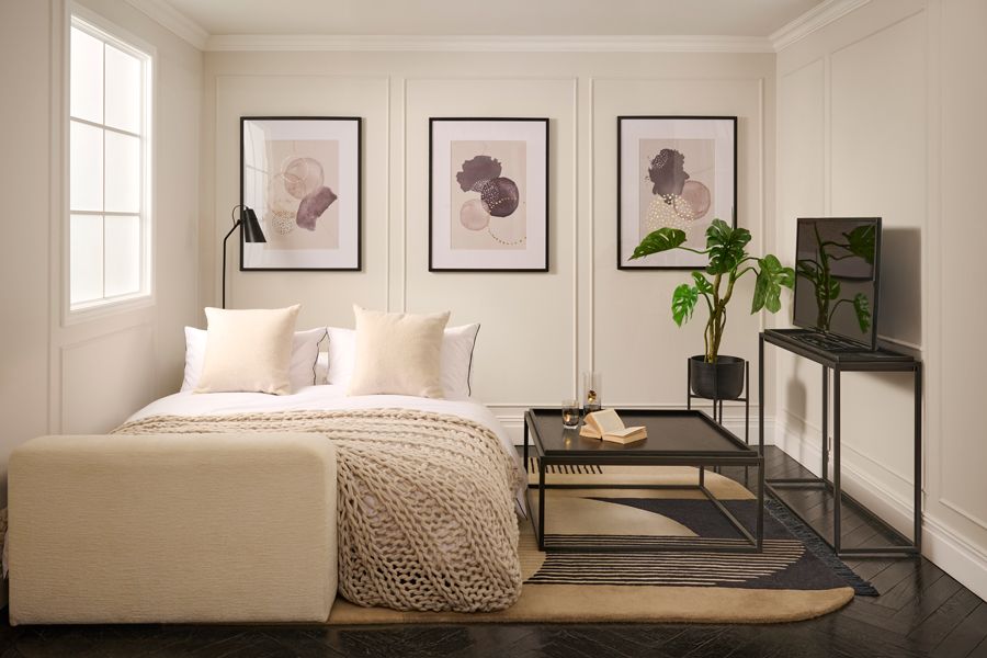 Pebble Sofá cama - Chenilla Marfil-view4