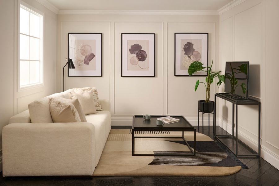 Pebble Sofá cama - Chenilla Marfil-view3