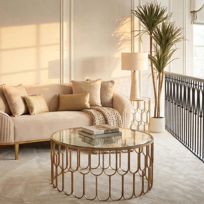 Pinolo Tavolino da caffè - Ottone-view2