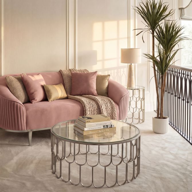 Pino Mesa de centro - Plata-view2