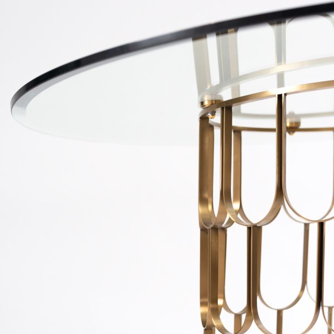 Pino Brass Dining Table - Image #0