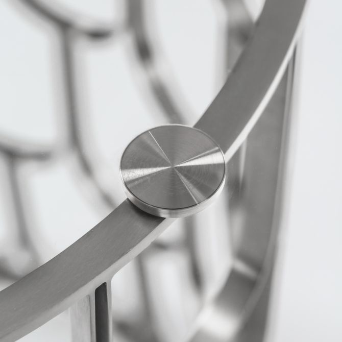 Pino Mesa de Comedor de 4-5 plazas en Plata-view4