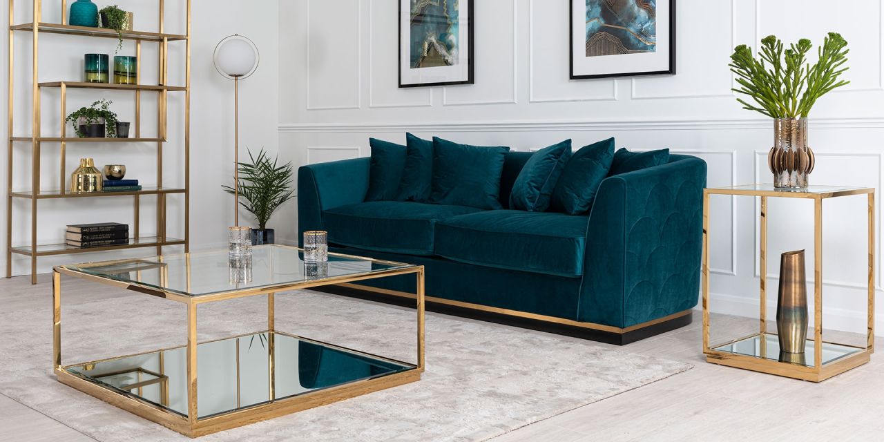 Pinolo Divano a tre posti - Pavone - Ottone-view3