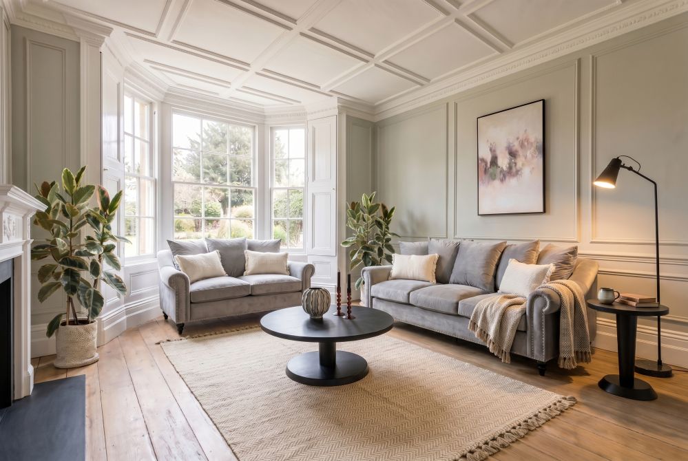 Portman Divano a tre posti - Grigio tortora-view3