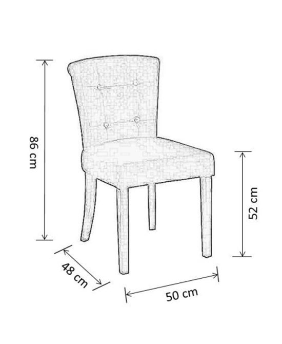 Positano Eetkamerstoel met Rug Ring Zwart - Natuurhouten Poten-view4