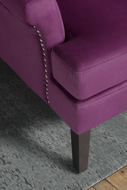  Positano Lounge Armchair - Mulberry - Image #0