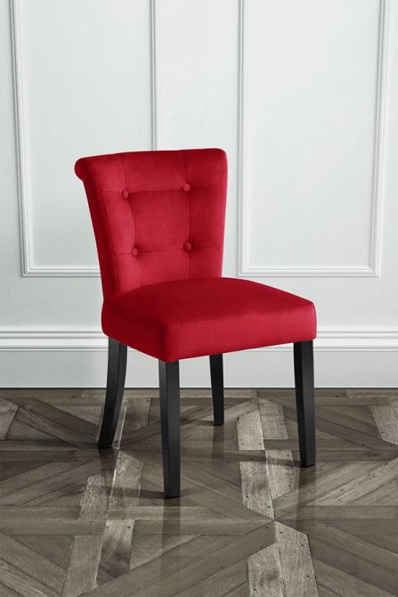 Positano Dining Chair with Back Ring - Cranberry - Image #0