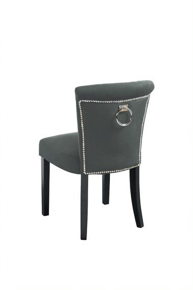 Positano Dining Chair with Back Ring - Smoke - Image #0