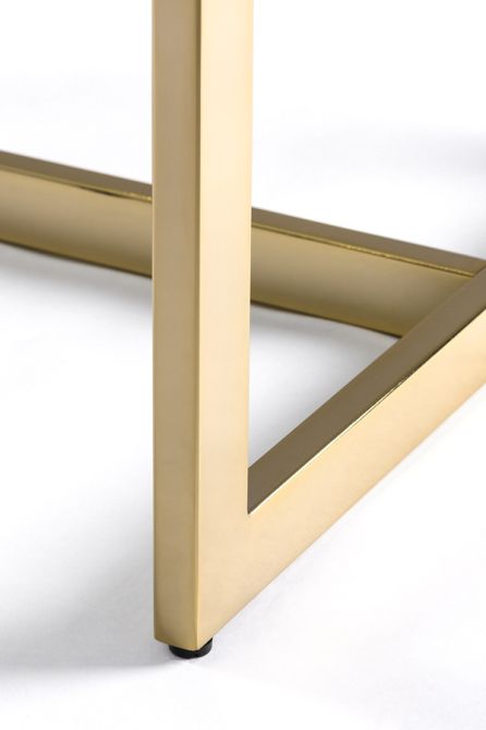 Quad Esstisch - Messing-view3