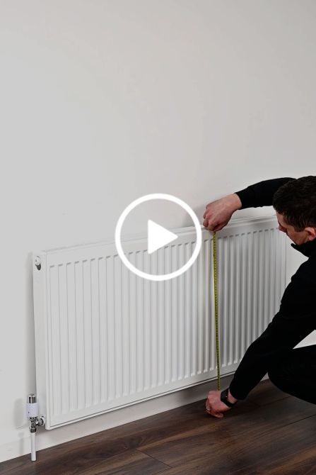 Anastasia Verstelbare Radiator Ombouw van Wit Glas - Messing-view3