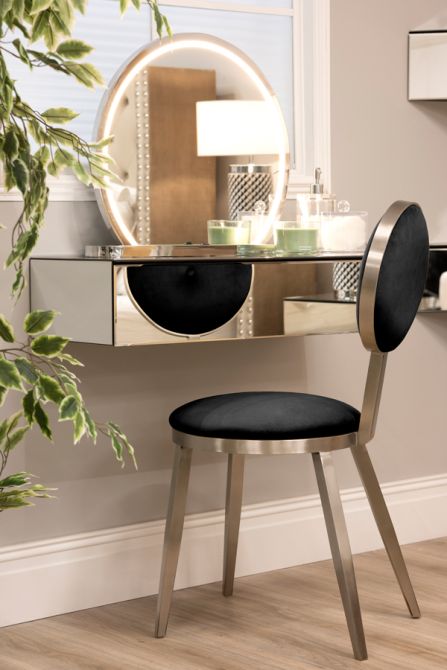 Ravello Esszimmerstuhl  -  Silber - Schwarz -view2