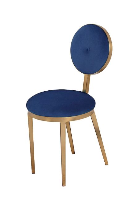Chaise de salle à manger Ravello, Bleu marine - Image #0