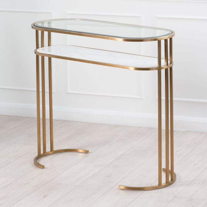 Aria Konsolbord  - Mässing-view3